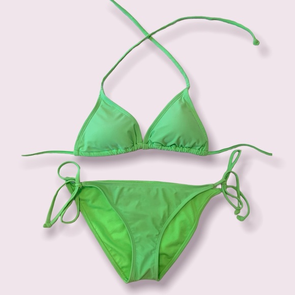 Neon String Bikini Set - Picture 3 of 5